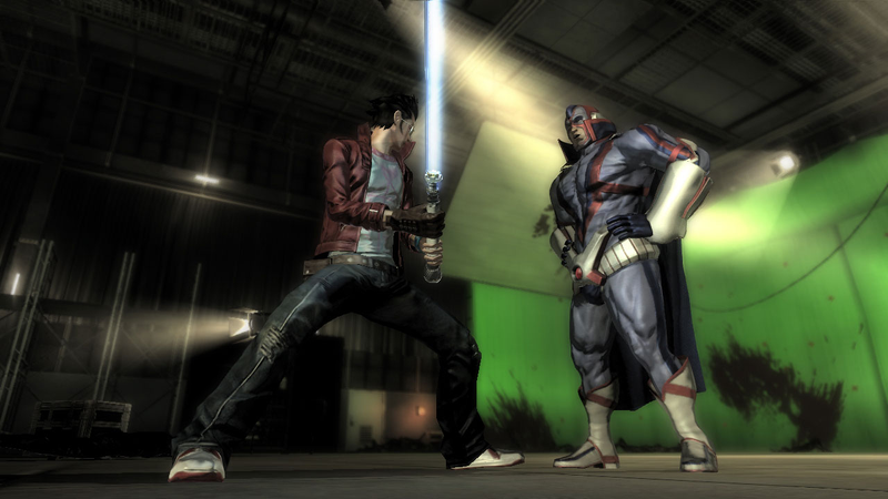 Illustration for article titled No More Heroes For PS3 Boasts Big Beam Katanas